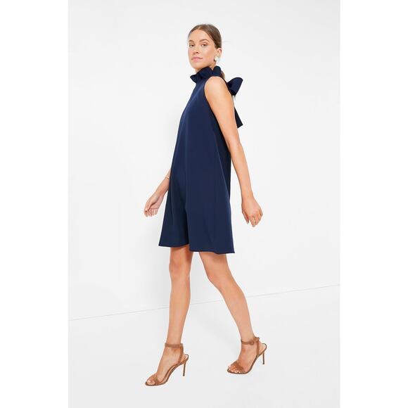 TUCKERNUCK Navy Blythe Dress Size XS NWT Retail $198 Tuckernuck - Picture 4 of 8